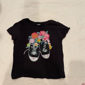 Fun printed black t shirt